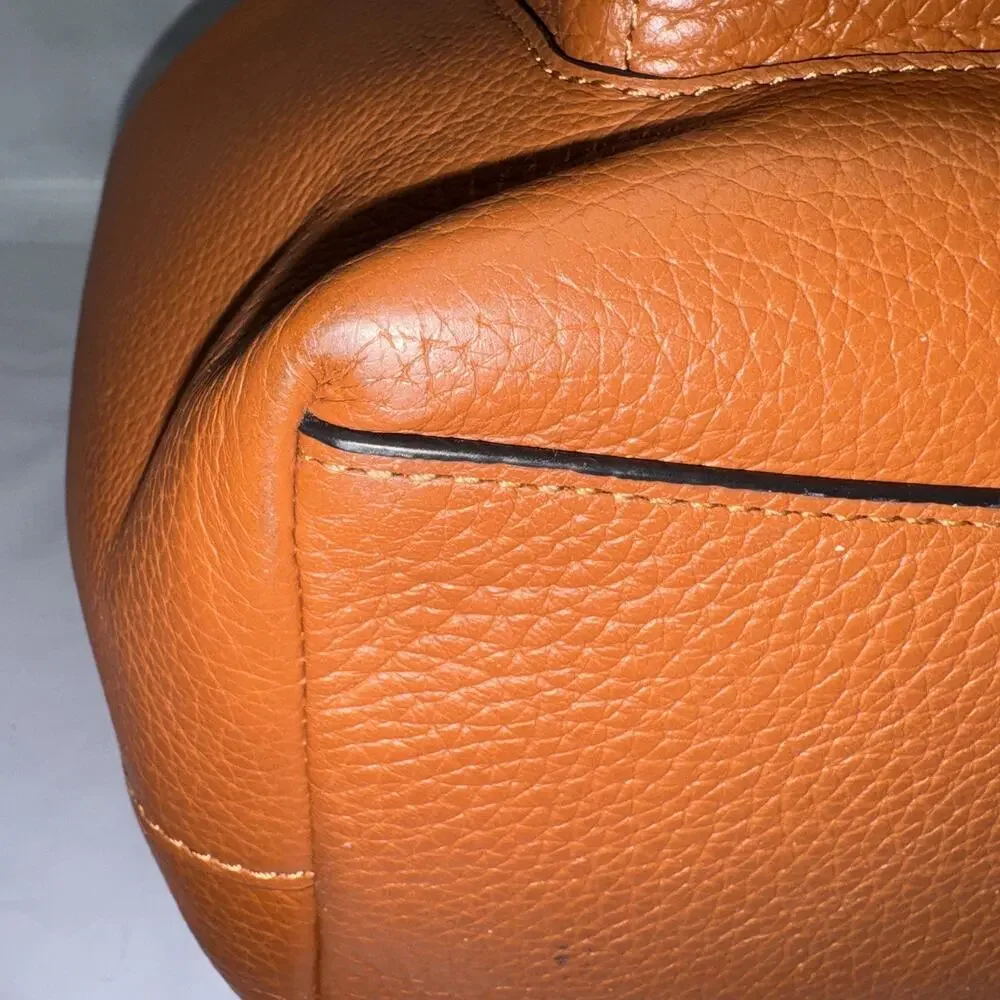 Coach Reloved CS757 B4MBV Riya Backpack In Colorblock Brown Leather - Picture 6 of 16